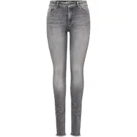 ONLY Blush Mid Skinny Ankle Raw Rea0918 Grey Denim XL