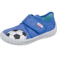 Superfit Hausschuh "BILL, WMS: mittel" Kindergarten Schuh im Jeans-Look, Größenschablone zum Download