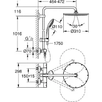 GROHE Euphoria System 310, 1 Stück(e)