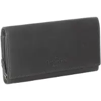 The Chesterfield Brand Mirthe Cow Wax Pull Up RFID Geldbörse Schwarz