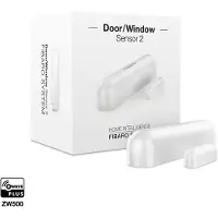 Fibaro Tür- und Fensterkontakt mit Temperatursensor weiß - Kompatibel mit SMART HOME by hornbach