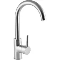 Cornat Küchenarmatur Fuerte 3174, Edelstahl, Hochdruck, schwenkbar