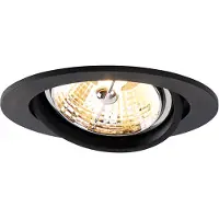 QAZQA - Modern Moderner Einbaustrahler schwarz schwenkbar AR70 - Cisco I Wohnzimmer I Schlafzimmer - Aluminium Rund - LED geeignet GU10