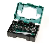 HiKOKI Bit-Box 1/4, 24-tlg., 25mm, inkl. Ratsche, Größe I