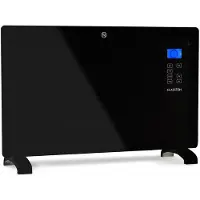 Klarstein Norderney Konvektions-Heizgerät Thermostat Timer 2000W 30m2 schwarz Schwarz