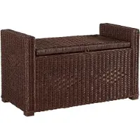 Home affaire "Schönerempfang" Rattan-Bank, OTTOs Choice, Belastbar bis max. 80 Kg, mit Stauraum