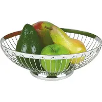 Aps Brot-/Obstkorb, Edelstahl