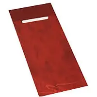 Papstar Bestecktaschen , inkl. weißer Serviette, 520 Stk., B 85 x H 200 mm, Papier, bordeaux