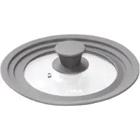 Stoneline Universal glass lid 14330 Lid, Diameter 24/26/28 cm, Transparent
