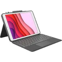 Logitech Combo Touch, QWERTY, Nordisch, Touchpad, 1,8 cm, 1 mm, Apple