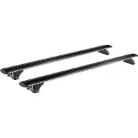 CRUZ Dachgepäckträgerstangen und Füße Airo FIX Dark 128 - (2x) 925-715