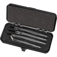 Wiha SMD-Pinzette Set Professional ESD gemischt 5-teilges Set mit Box - 32349