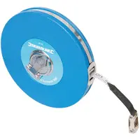 Silverline Glasfaserbandmaß 30 m x 13 mm