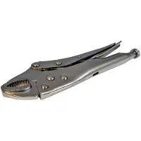 Silverline Gripzange gebogen 180 mm