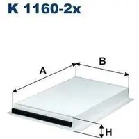 FILTRON Innenraumluftfilter K1160-2x