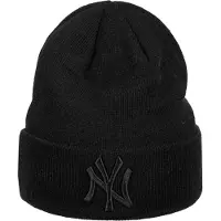New Era Strickmütze "NEW YORK YANKEES" unifarbene Optik, sportlicher Stil, aus Polyacryl, One Size