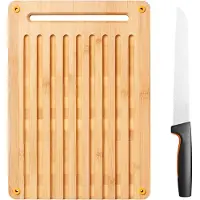 Fiskars Cutting board Fiskars Set of cutting board + bread knife 1057551