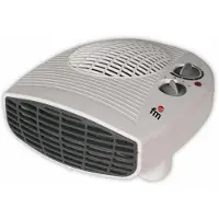 FM Calefacción Mallorca, Elektrischer Raumheizlüfter, Flur, Weiß, Drehregler, 2000 W, 1000 W