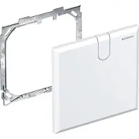 Geberit Abdeckplatte WT-Armatur mit UP-Funktionsbox, weiß, 1 Stk.