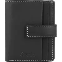 Esquire Oslo Kreditkartenetui RFID Leder 8,5 cm Esquire Schwarz
