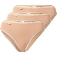 Sloggi Taillenslip "24/7 Cotton Lace" 3er Pack, mit edler Spitze und flachen Nähten