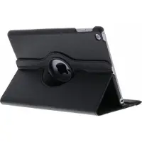 Coquedetelephone.fr Markenlos 360° drehbare Klapphülle für das Apple iPad 6 (2018) 9.7 Zoll / iPad 5 (2017) 9.7 Zoll - Schwarz