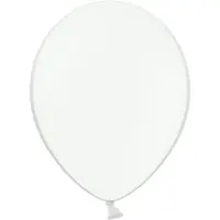 100% Strong Balloons 30cm, Pastel Pure White (1 pkt / 100 pc.)