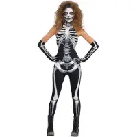 Amscan Erwachsenenkostüm Bone-A-Fied Babe Grösse S