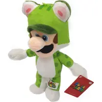 JAKKS Pacific Nintendo Mario Bros U Plüsch - Cat Luigi, 20 cm
