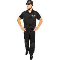 Amscan Erwachsenenkostüm German Swat Cop Grösse Std