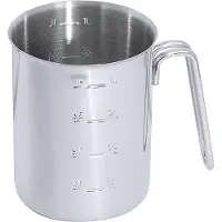 Sans marque Messbecher 2620/100, 1 Liter, Edelstahl