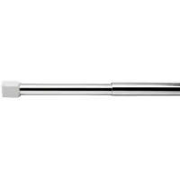 RIDDER Duschvorhangstange Ø 19 mm ausziehbar von 70-115 cm poliert