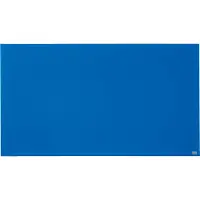 Nobo Diamond Glas magnetische Glastafel blau, 1264 x 711, 1264 x 711 mm, Glas, Horizontal, Fixed, Magnetisch, Anti-Kratz-Beschichtung