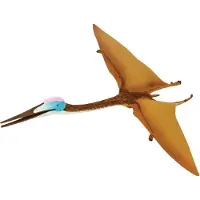 Safari dinosaurier Quetzalcoatlus junior 18 cm Gummi braun/blau