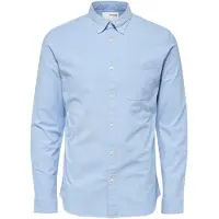 Selected Langarmhemd "SLHREGRICK-OX SHIRT LS NOOS" Baumwolle, regular fit
