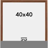 Walther design EF220N Fiorito Holzrahmen 40x40 eiche dunkel