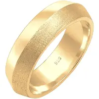 Elli Ring Paarring Bandring Trauring Hochzeit 925Er Silber Elli Premium Gold