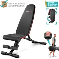 Sportstech Hantelbank BRT400 | Klappbar | 40+ Trainingskombis | Vollmontiert