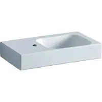 Geberit Waschtisch iCon 53 cm Ablage links mit KeraTect Spezialglasur 124153600