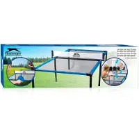 Slazenger Tischtennisplatte Spyder Air Tischtennisschläger 240 x 120 x 63 cm - Leicht und Kompakt - Für Mehrere Spiele - Schwarz / Blau