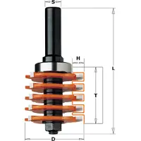 Generique 900.616.11 Winkelfräser mit Spindel 12 mm