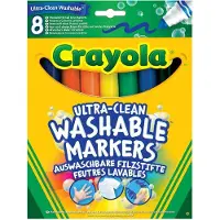 Crayola Ultra Clean Filzstifte mit Kegelspitze