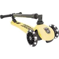 Scoot & Ride Highway Kick 3 - LED - Lemon - - One Size - Tretroller