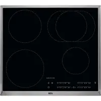 AEG IKB64411XB, Schwarz, Integriert, Zonen-Induktionskochfeld, 4 Zone(n), 4 Zone(n), Regelmäßig