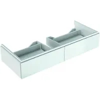 Geberit 500.517.01.1, Weiß, 2 Schublade(n), 1 Stück(e), 1174 mm, 462 mm, 220 mm