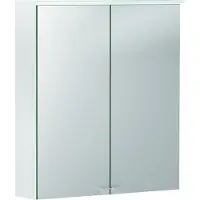 Geberit Option Basic Spiegelschrank mit Beleuchtung, zwei Türen, Breite 60cm, 500273001
