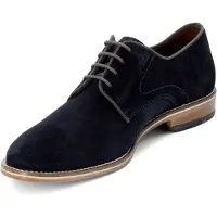 Lloyd Gerona Bussiness-Schue Herren, Pilot (dunkelblau), Leder, - Herrenschuhe Sneaker / Schnürschuh, Blau, leder (libra suede)