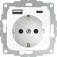 USB inCharge PRO SI; 1 x /A 1 x /C , 3000 mA / 15W, Reinweiss