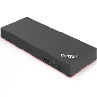 Lenovo Thunderbolt 3 Workstation Dock Gen 2, Kabelgebunden, Thunderbolt 3, 10,100,1000 Mbit/s, Schwarz, Kensington, Windows 10