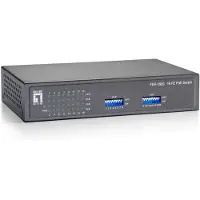LevelOne FEP-1600W90, Fast Ethernet (10/100), Vollduplex, Power over Ethernet (PoE), Wandmontage